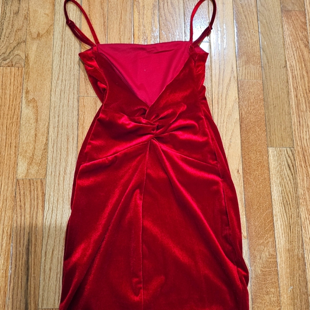 Beautiful red mini dress